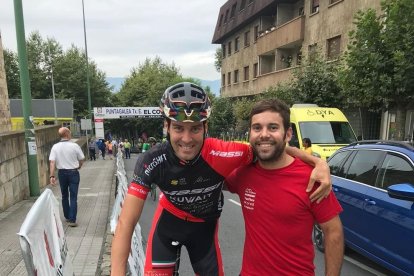 Ruben Caseny tras su participación en la prueba de Getxo.