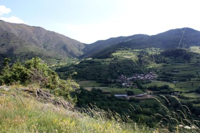 Vista de Civís, una de les zones d'ampliació del parc.