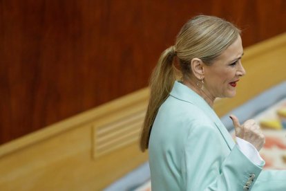 La presidenta de la Comunidad de Madrid, Cristina Cifuentes.