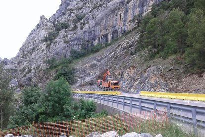 Los trabajos de perforación del túnel de Tres Ponts.