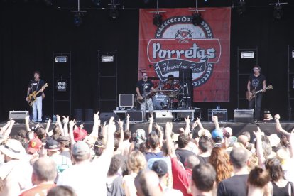 Un concierto del festival Kalikenyo Rock de Juneda de la edición del año pasado.