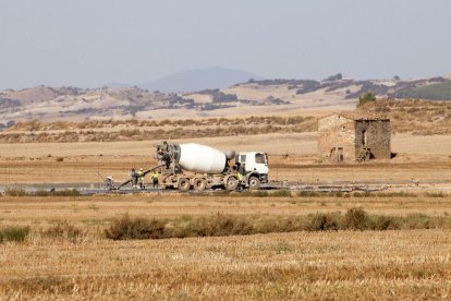 Las obras se han retomado en los últimos días, más de un año después de ser paralizadas.