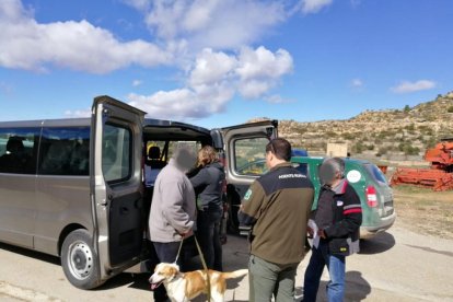 Los Rurales y la plataforma recorren los pueblos de Les Garrigues.