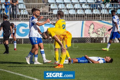 Imatges de la jornada 10 de Segona RFEF, entre el Deportivo Aragón - Lleida Esportiu