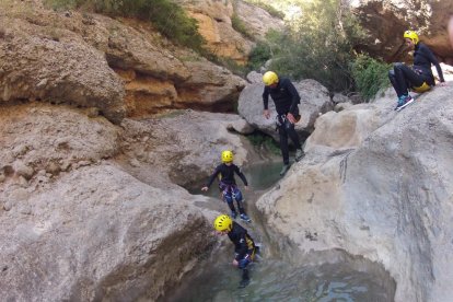 Els treballs per extremar la seguretat als barrancs s’han fet sense incidir en l’activitat.