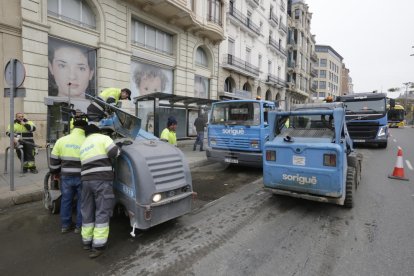 Reasfaltatge de parades