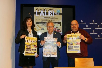 La presentació de la Fira de l’Albi ahir a la Diputació.