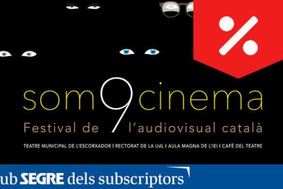 Cartell de la 9a edició del 'Som Cinema', el festival de l'audiovisual català.