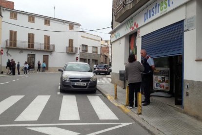 Los Mossos d’Esquadra se personaron en el lugar de los hechos.