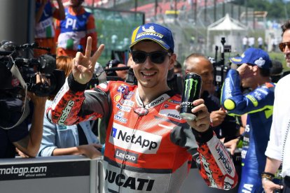 El pilot de Ducati Jorge Lorenzo.