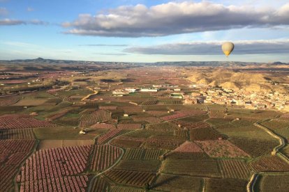 El paisatge espectacular de què gaudeixen els turistes que visiten la floració en globus.