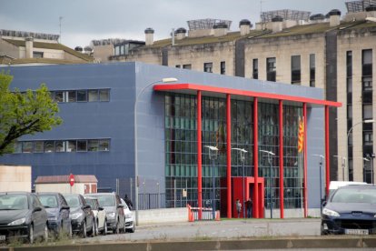 Vista de la comissaria dels Mossos d’Esquadra a Lleida.