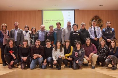 Miembros de la Taula de Salut Mental del Urgell y la Segarra. 