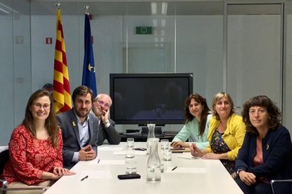 Traspàs de carteres dels consellers a Bélgica.