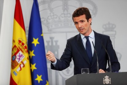 El líder del PP, Pablo Casado.