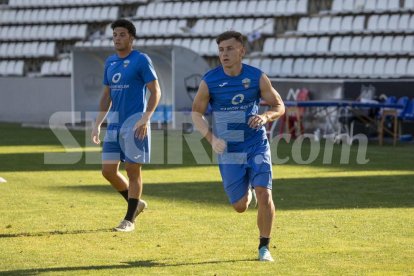 Entrenament del Lleida Esportiu.