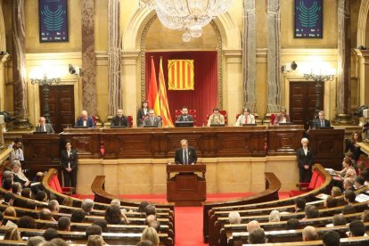 Torra compareix al Parlament