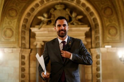 El president del Parlament, Roger Torrent.