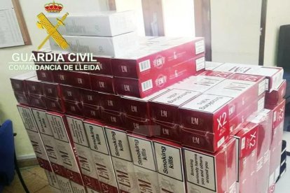 Intervienen tabaco de contrabando por un valor de unos 8.000 euros en les Valls de Valira