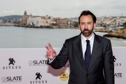 Nicolas Cage al festival de Sitges.