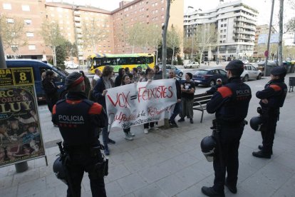 Acto de VOX en Lleida con tensión