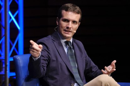 El president del PP, Pablo Casado.