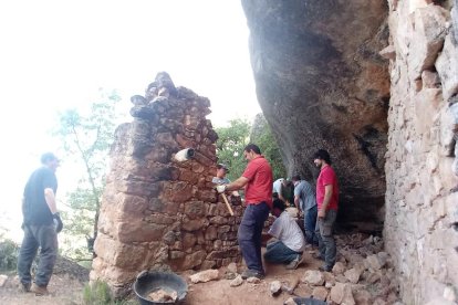 Participants en el curs per recuperar aquestes edificacions.