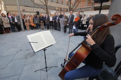 Imatge d'arxiu d'un acte del Dia de la dona a Lleida.