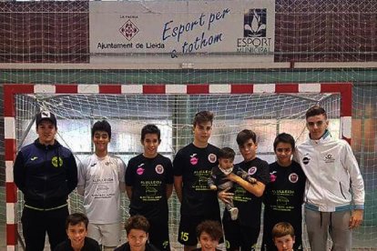 Equip cadet de Lo Caragol-Alulleida, que va fallar expressament un penal que no ho era.