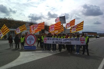 Protesta d'UGT contra les 