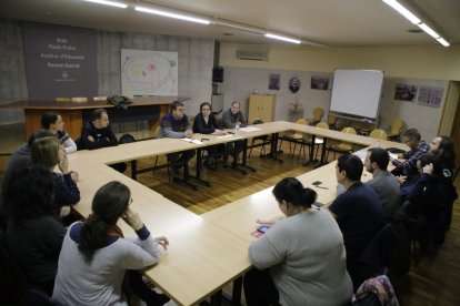 La presentación tuvo lugar ayer en la sala Paulo Freire. 