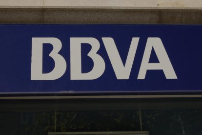 El logotip del BBVA.