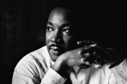 L’activista pro drets civils Martin Luther King.