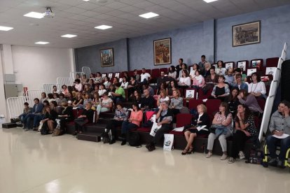 Vista del públic a la jornada celebrada ahir.