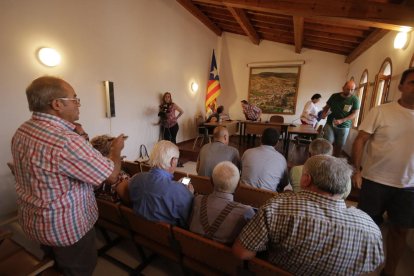 Uno de los plenos con greña, que la alcaldesa abandonó. 