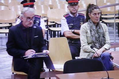 Fernando Blanco i Margarita Garau, en el judici a l’Audiència.