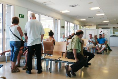 La sala d'espera d'un centre sanitari.