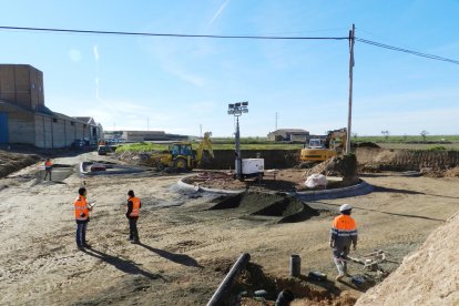 Rotonda per millorar l’entrada a Almenar des de l’autovia A-14