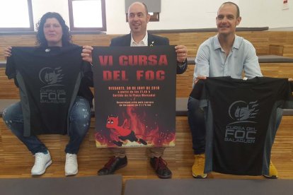 L’organització va presentar ahir la sisena Cursa del Foc de Balaguer.