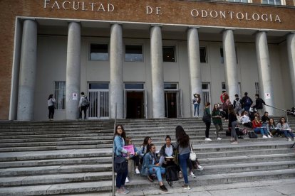 Estudiants de la Complutense de Madrid.