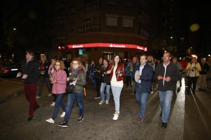 Una ‘cassolada’ en el barrio del Escorxador de Lleida, el pasado mes de noviembre.