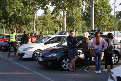 Alumnes que es van quedar sense poder fer l’examen l’any passat a Lleida a causa de la vaga.