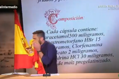 Dani Mateo i el gag a ‘El Intermedio’.