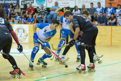 L’argentí Maxi Oruste, en una acció del partit de diumenge contra el Vic.