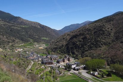 Vista panoràmica de Rialp, al Pallars Sobirà.