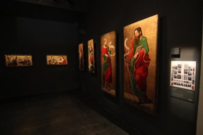 La tabla ‘Jesús entre los doctores de la ley’ acompañará a las cuatro que ya exhibe el Museu de Lleida.