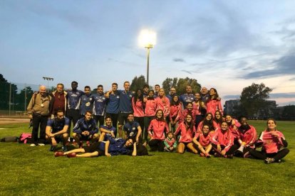 El equipo del Lleida UA después del Campeonato de Catalunya.