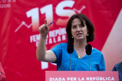 La presidenta de l'ANC, Elisenda Paluzie.