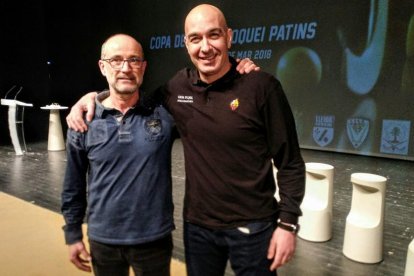 Albert Folguera i Jordi Garcia, tècnics de l'ICG i Reus.