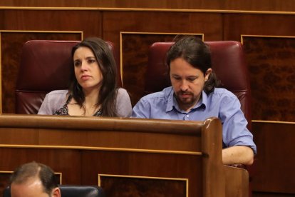 Irene Montero i Pablo Iglesias.